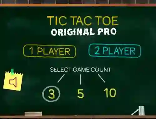 Mäng Tic Tac Toe Original Pro Internetis