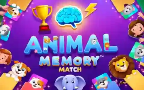 Mäng Animal Memory Match Internetis
