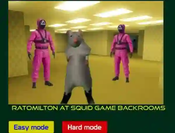 Mäng Ratomilton at Squid Game Backrooms Internetis