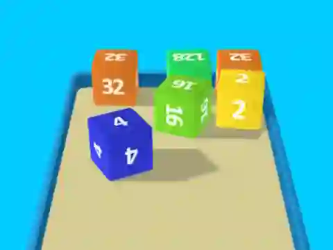 Mäng 2048 Cube Merge Internetis