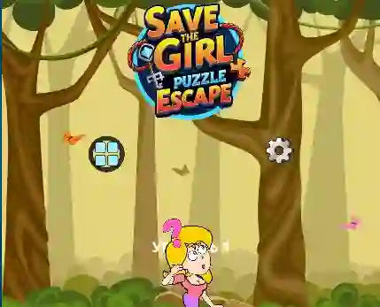 Mäng Save the Girl Puzzle Escape Internetis