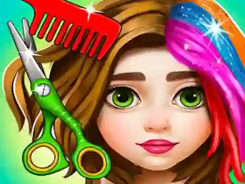 Mäng Hair Salon & Dress Up Girl Internetis