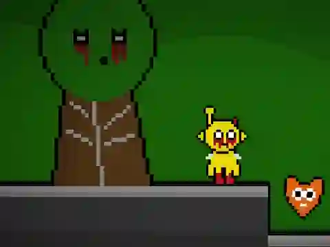 Mäng Sprunki Horror Version Dark Internetis