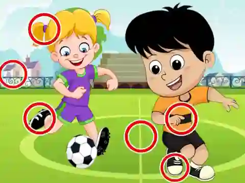 Mäng Soccer Differences Internetis