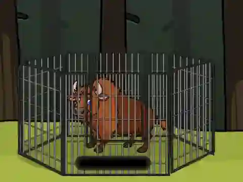 Mäng Rescue the Bison from Cage Internetis