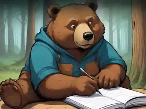 Mäng Smart Writer Bear Rescue Internetis