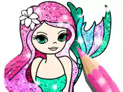 Mäng Coloring Book: Little Mermaid Internetis