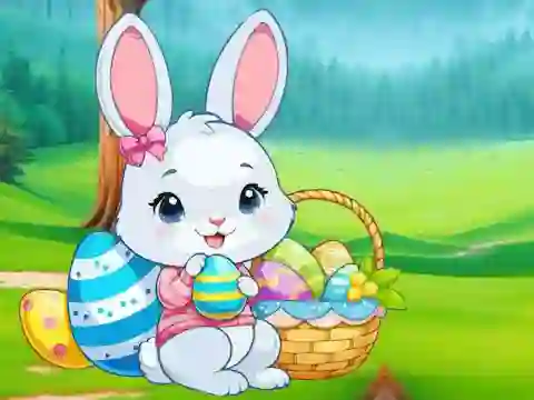 Mäng Easter Bunny Jungle Escape Internetis