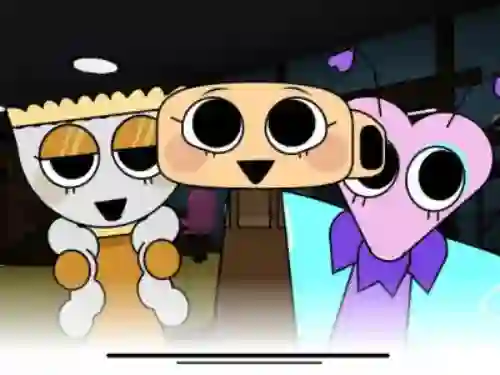 Mäng Sprunki x Dandy's World 2 Internetis
