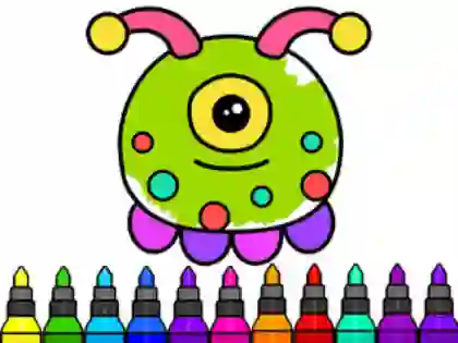 Mäng Coloring Book: Alien Internetis
