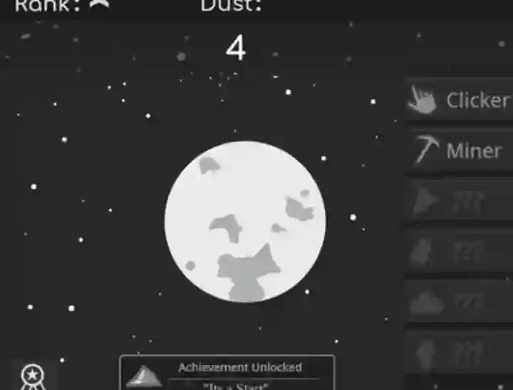 Mäng Planet Clicker Dust Collector Internetis