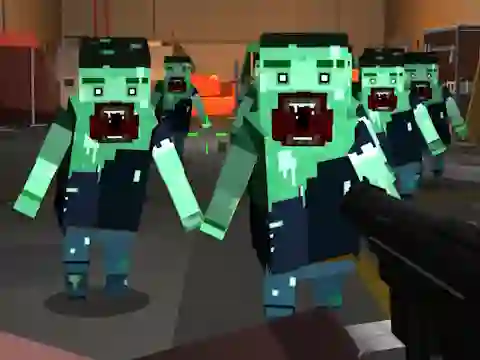 Mäng Blocky Hunter Internetis
