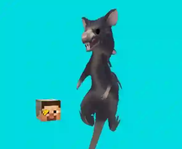 Mäng Ratomilton Spinning Flappy Minecraf Internetis