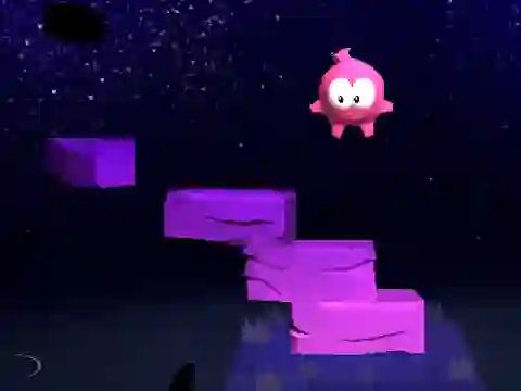 Mäng Om nom Jump Internetis