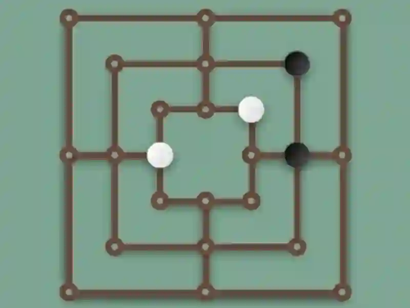 Mäng Mill Nine Mens Morris Internetis