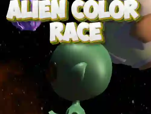 Mäng Alien Color Race Internetis