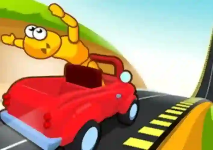 Mäng Downhill Car Ride Crash Test Internetis