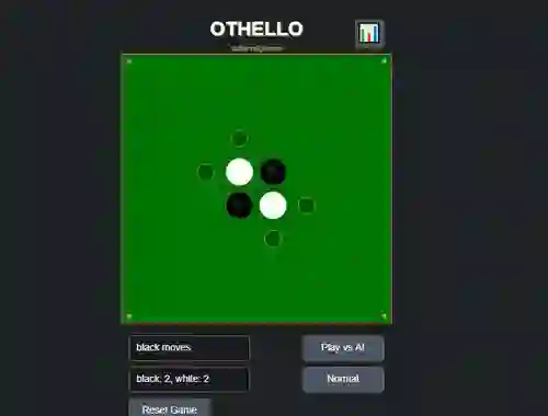 Mäng Othello-reversi Internetis