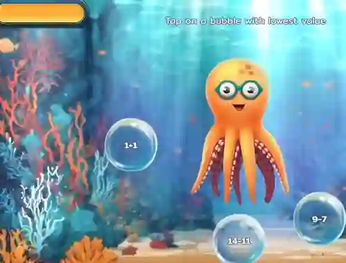 Mäng Bubble Math Dive Internetis