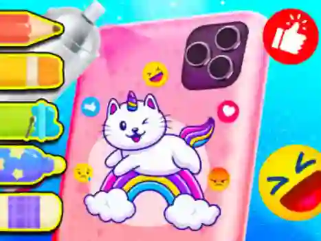 Mäng Coloring Book: Phone Case Internetis