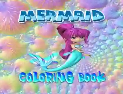 Mäng Mermaid Coloring Book Internetis