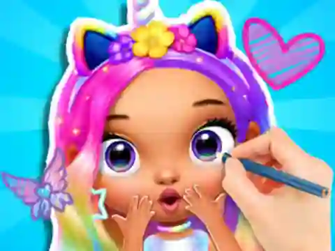Mäng Coloring Book: Fashion Barbie Princess Internetis