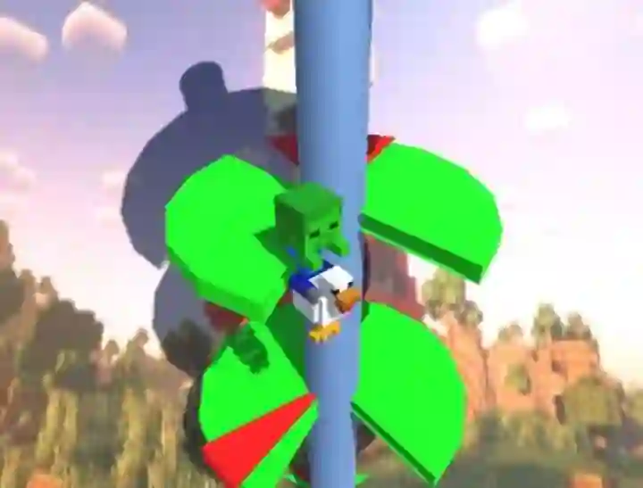 Mäng Chicken Jockey Helix Jump Internetis