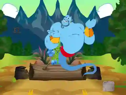 Mäng Escape From Wonder Genie Land Internetis