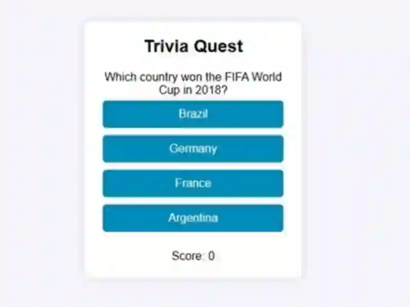 Mäng Trivia Quest Internetis