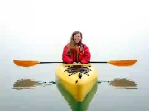 Mäng Kayak Kayaking Lake Jigsaw Internetis