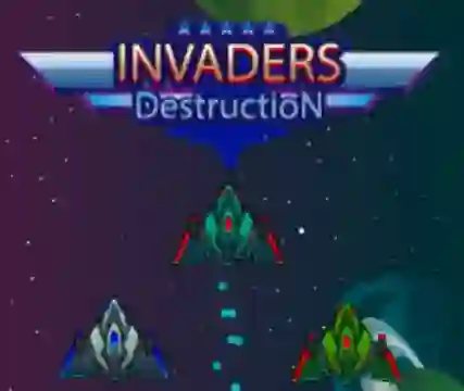 Mäng Invaders Destruction Internetis
