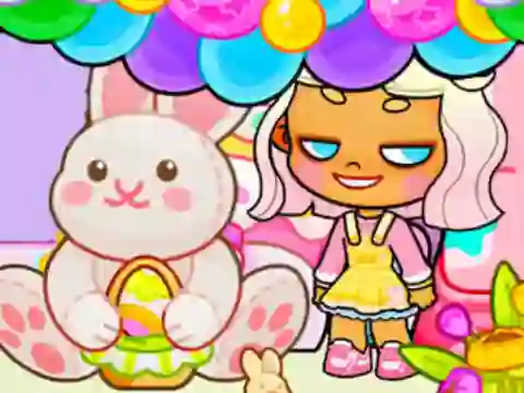 Mäng Jigsaw Puzzle: Avatar World Easter Party Internetis