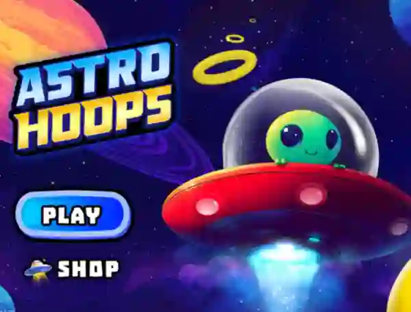 Mäng Astro Hoops Internetis