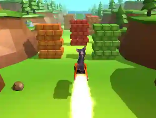 Mäng Ratomilton Rocket Car Internetis