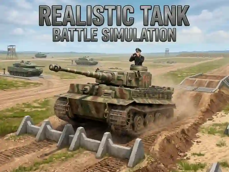 Mäng Realistic Tank Battle Simulation Internetis