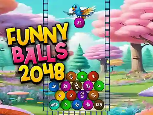 Mäng Funny Balls 2048 Internetis