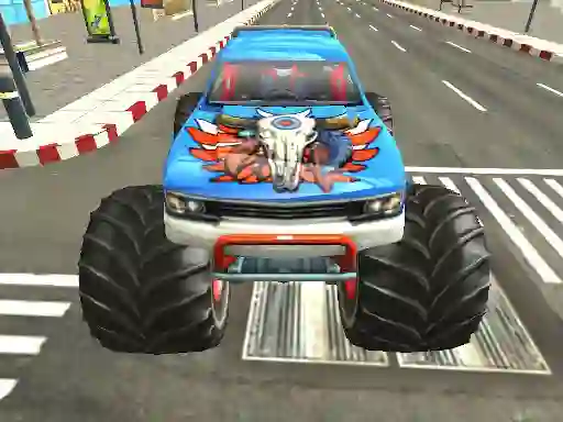 Mäng Monster Truck City Parking Internetis