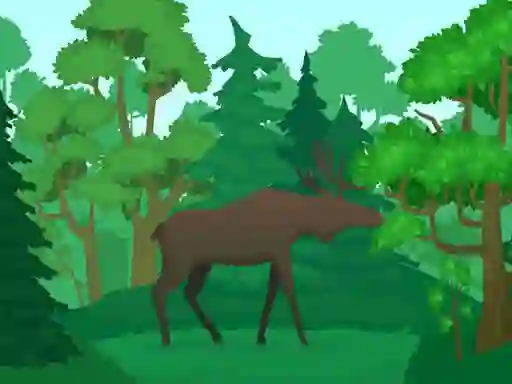 Mäng Wild Animals Coloring Internetis