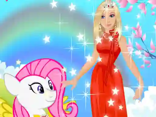 Mäng Barbie and Pony Dressup Internetis