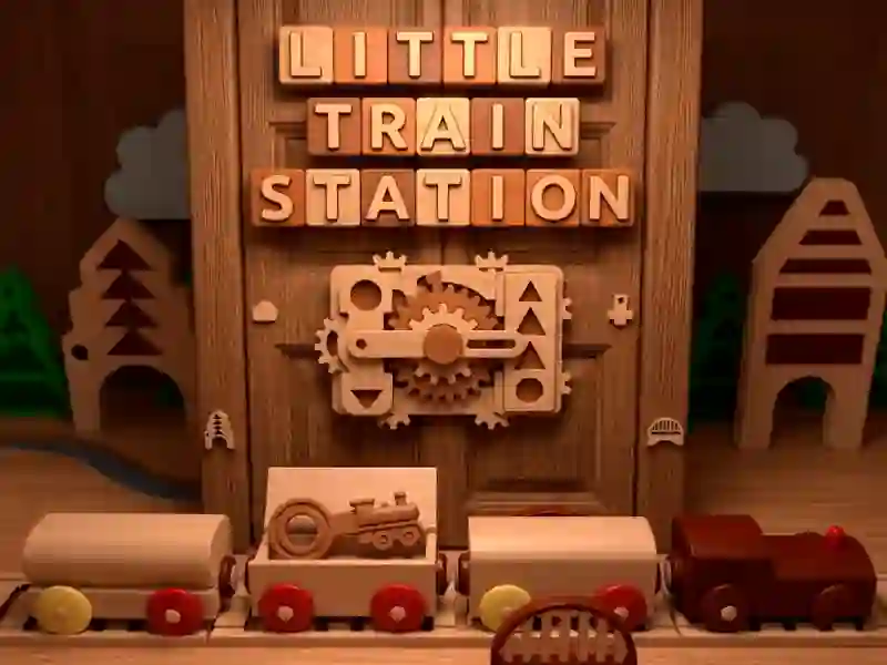 Mäng Little Train Station Internetis