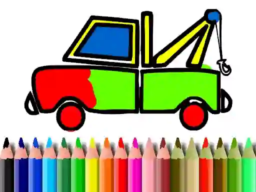 Mäng Back To School: Truck Coloring Internetis