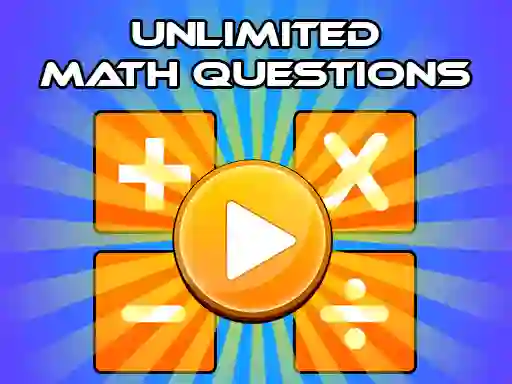 Mäng Unlimited Math Questions Internetis