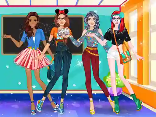 Mäng High School Dress Up For Girls Internetis