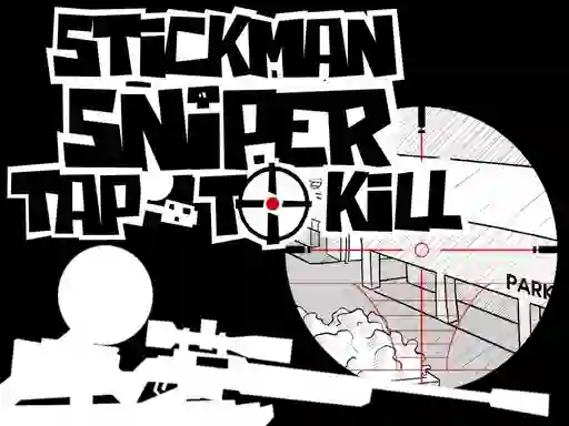 Mäng Stickman sniper Tap to kill Internetis