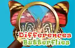 Mäng Differences Butterflies Internetis