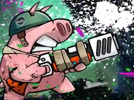 Mäng Piggy Soldier Super Adventure Internetis