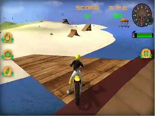 Mäng Moto Beach Jumping Internetis