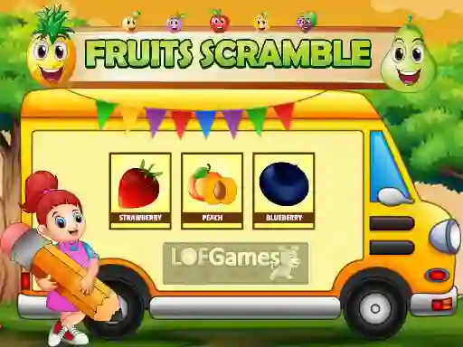 Mäng Fruits Scramble Internetis