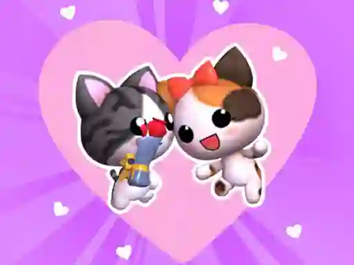 Mäng Love Cat Line Internetis
