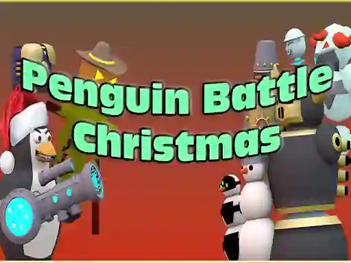 Mäng Penguin Battle Christmas Internetis